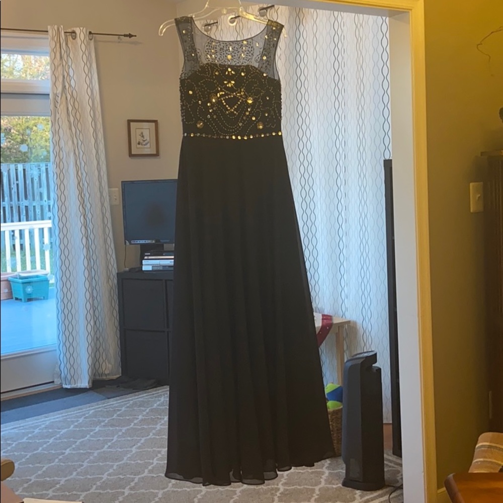 Dark Blue Prom Dress Size 4